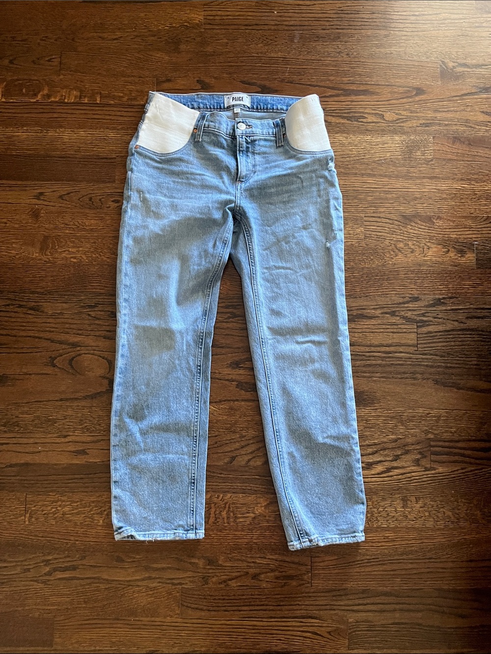 PAIGE Noella Maternity Straight Leg Jeans